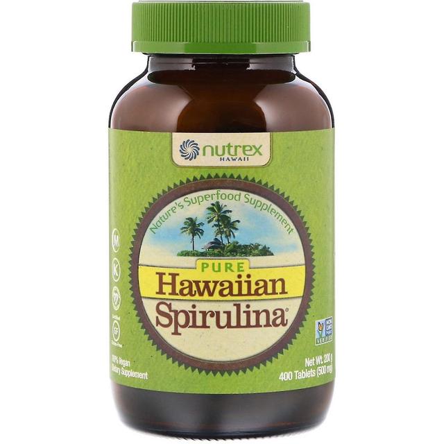 Nutrex Hawaii, Pure Hawaiian Spirulina, 500 mg, 400 Compresse on Productcaster.