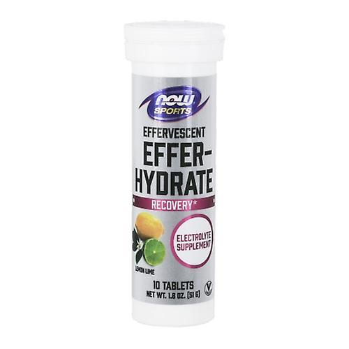 Now Foods Effer-Hydrate Lemon Lime, 10 Tabs (Pack of 1) on Productcaster.