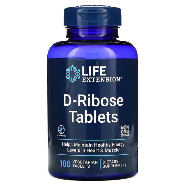 Life Extension, D-Ribose Tablets, 100 Vegetarian Tablets on Productcaster.