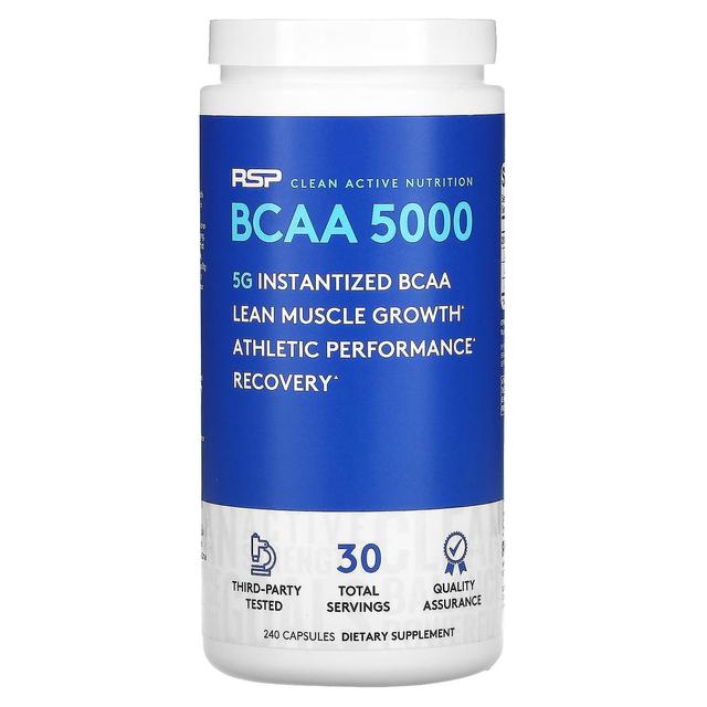 RSP Nutrition, BCAA 5000, Instantized BCAA, 240 Capsules on Productcaster.