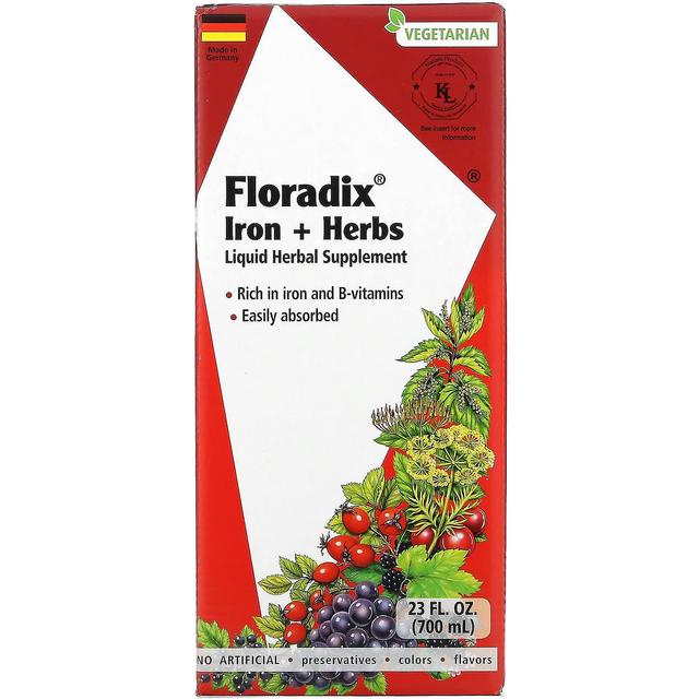 Gaia Herbs, Floradix, Ferro + Erbe, 23 fl oz (700 ml) on Productcaster.