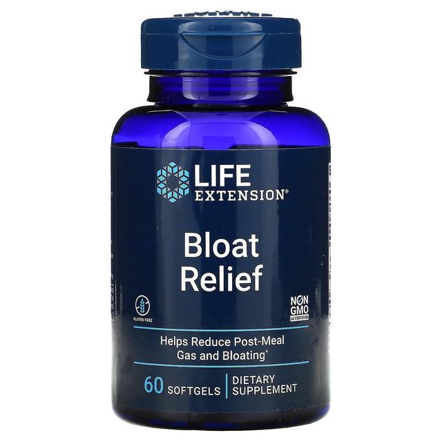 Life Extension, Bloat Relief, 60 Softgels on Productcaster.