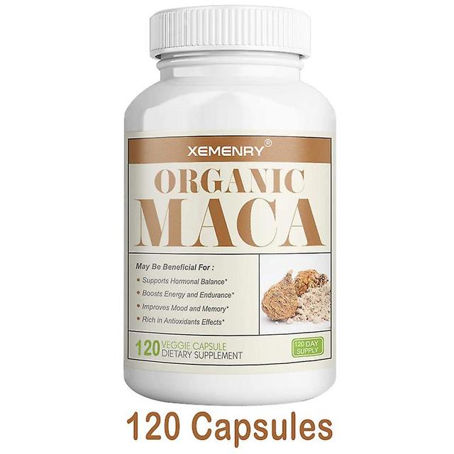 Vorallme Enhance Male Performance Enhance Strength, Enhance Male Performance Strength Adult Health Organic Maca Root Supplement 120 capsules on Productcaster.