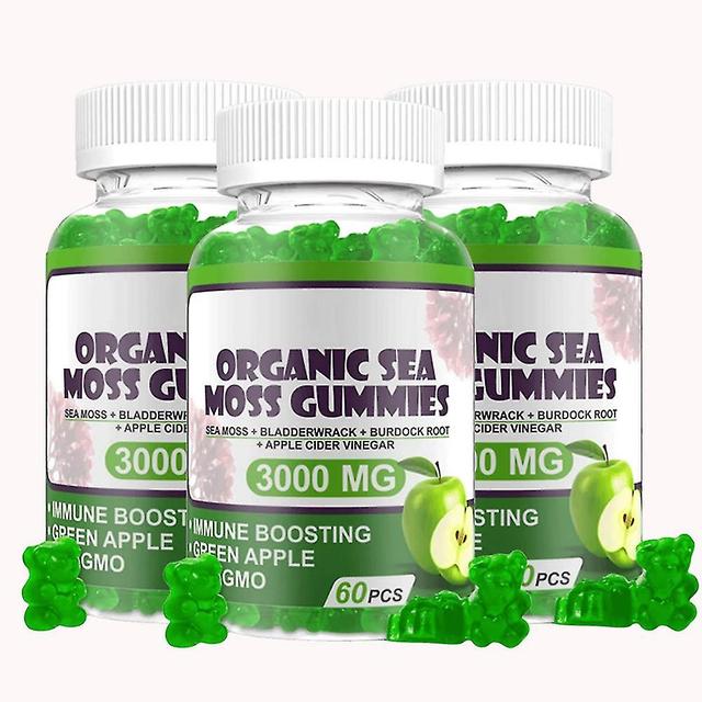 Wild Organic Sea Moss Gummies - mech irlandzki, róg pęcherza moczowego i korzeń łopianu - wsparcie odporności i tarczycy, on Productcaster.