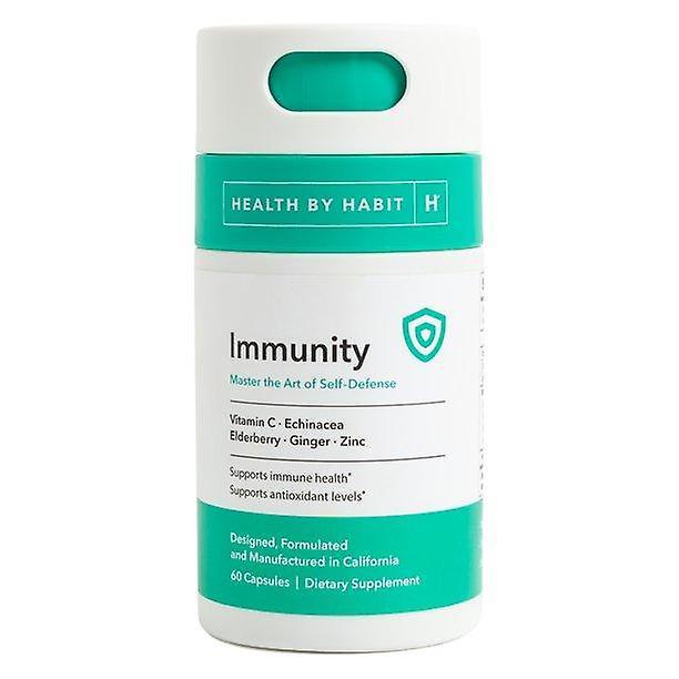 Health By Habit Immunity Supplement, Echinacea, Elderberry, Zinc, 60 Capsules on Productcaster.