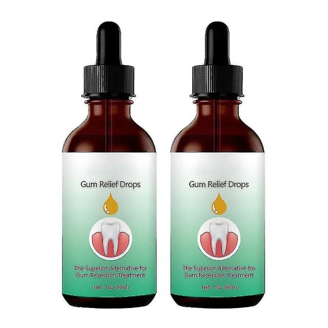 Woosien 2pcs 30ml Gums Repair Drops Strengthen Gums Adhesion Liquid For Ttooth Health on Productcaster.