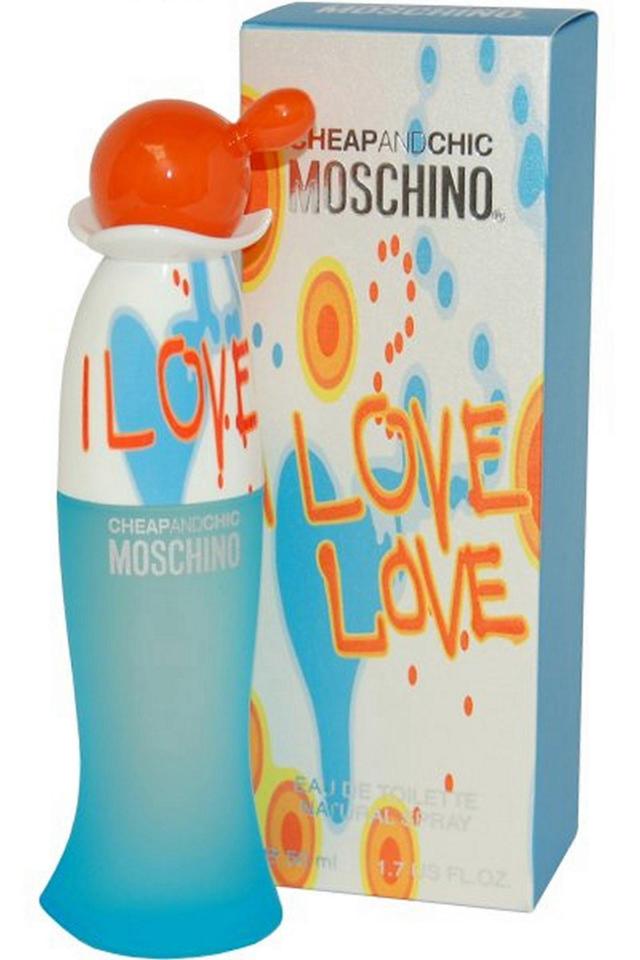 Moschino Jeg elsker kærlighed Eau de Toilette Spray 50ml on Productcaster.