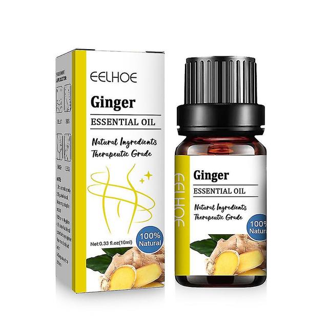 10ml Ginger Slimming Oil Natural Ingredients Lymphatic Drainage Massage Oil- on Productcaster.