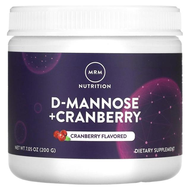 MRM Nutrition, D-Mannose + Cranberry, Cranberry, 7.05 oz (200 g) on Productcaster.