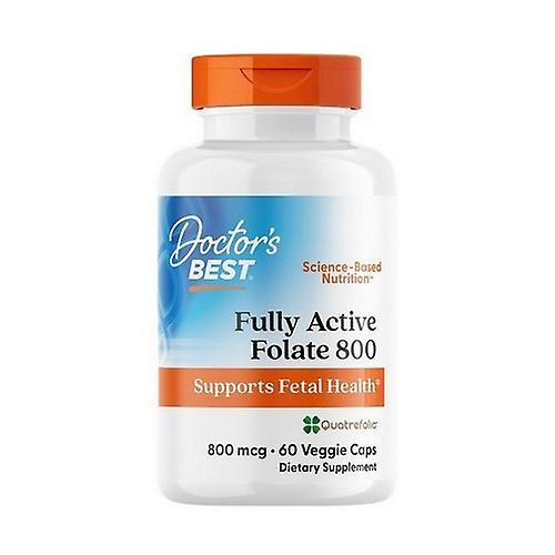 Doctor's Best Doctors Best Fully Active Folate,800 mcg ,60 Veg Caps (Pack of 2) on Productcaster.