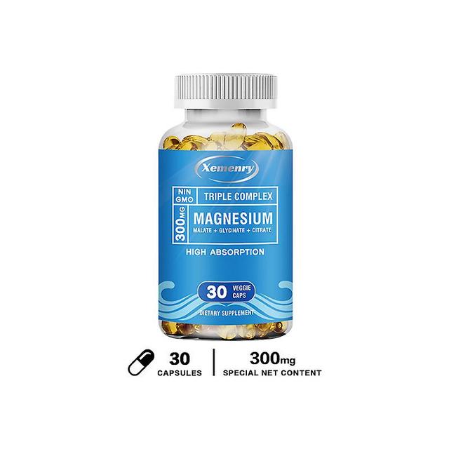 Vorallme Triple Complexe De Magnésium Pour La Relaxation Musculaire, Le Sommeil Et La Glycine, Le Malate Et Le Citrate De Magnésium Absorbant De L’... on Productcaster.