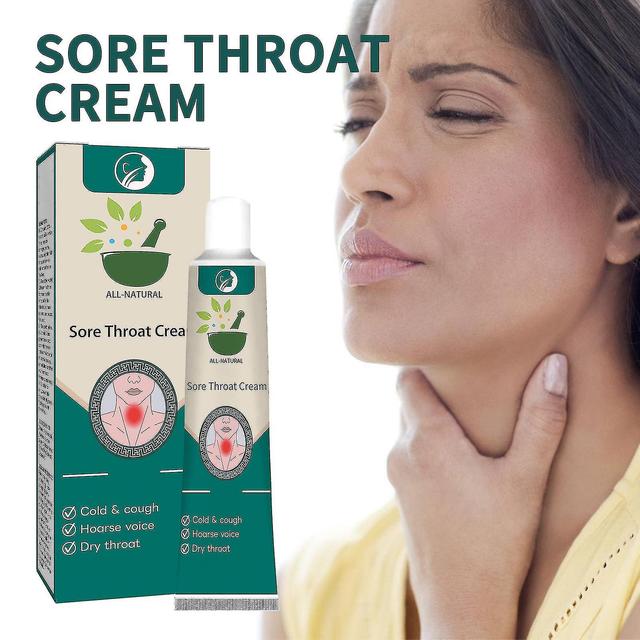 All-natural Sore Throat Cream, Sore Throat Cream Natural Herbal Extract, Tonsils Sore Throat Sore Throat Relief Cream 2 pcs on Productcaster.