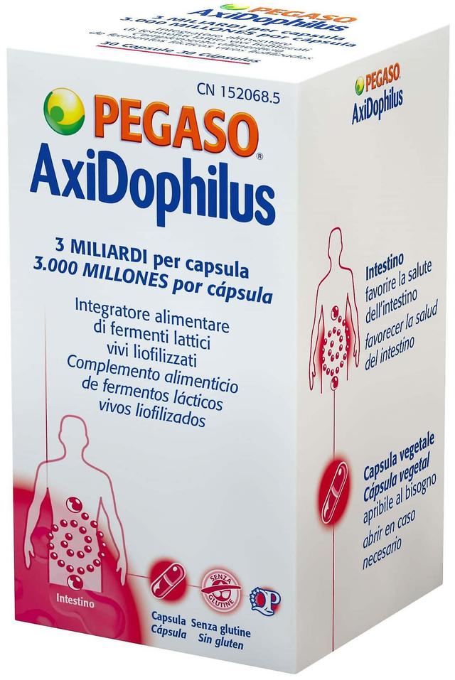 Pegaso Axidophilus Glass Bottle 30 Capsules on Productcaster.