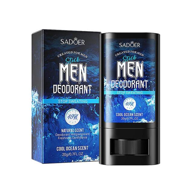 Sweat stick pour hommes pour parfum rafraîchissant et rafraîchissant, bâton de sudation d'été rafraîchissant et rafraîchissant Océan Froid 20g on Productcaster.