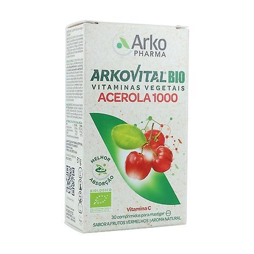 Arkopharma Arkovital Acerola 1000 C-vitamiini 30 purutabletit on Productcaster.