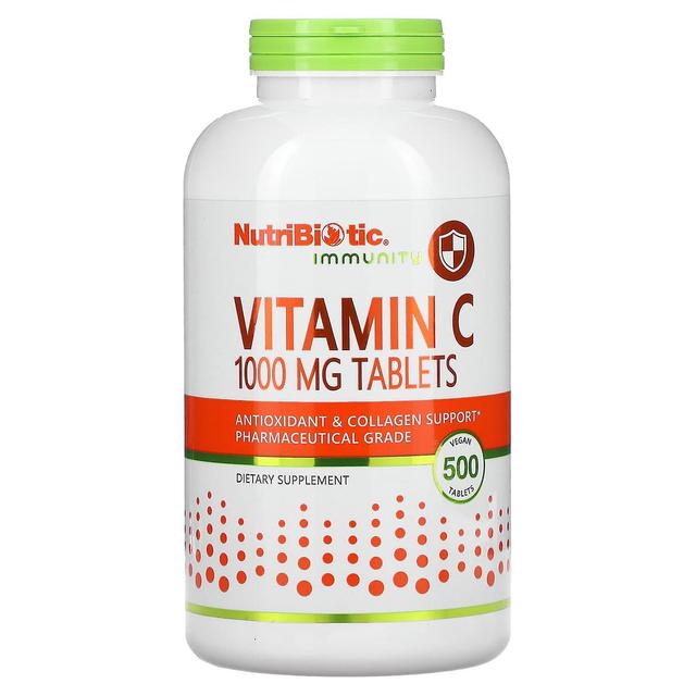 NutriBiotic, Immunity, Vitamin C, 1,000 mg, 500 Vegan Tablets on Productcaster.