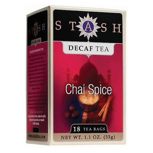 Stash Tea Skrytka herbaty Czarna herbata Bezkofeinowa Chai Spice, 18 Count (Opakowanie 6) on Productcaster.