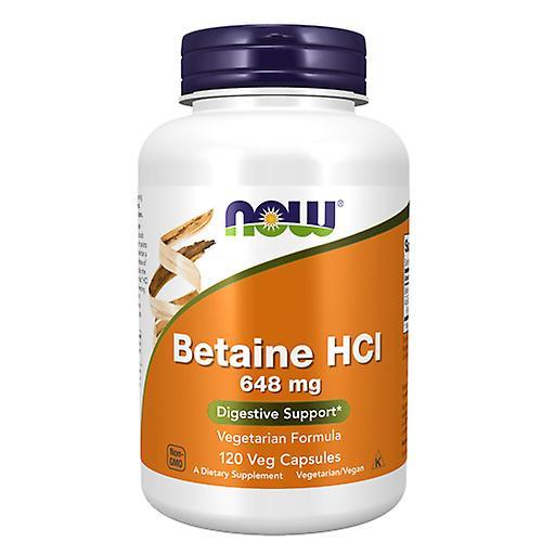 Now Foods Betaine HCl,648 mg,120 Veg Caps (Pack of 6) on Productcaster.