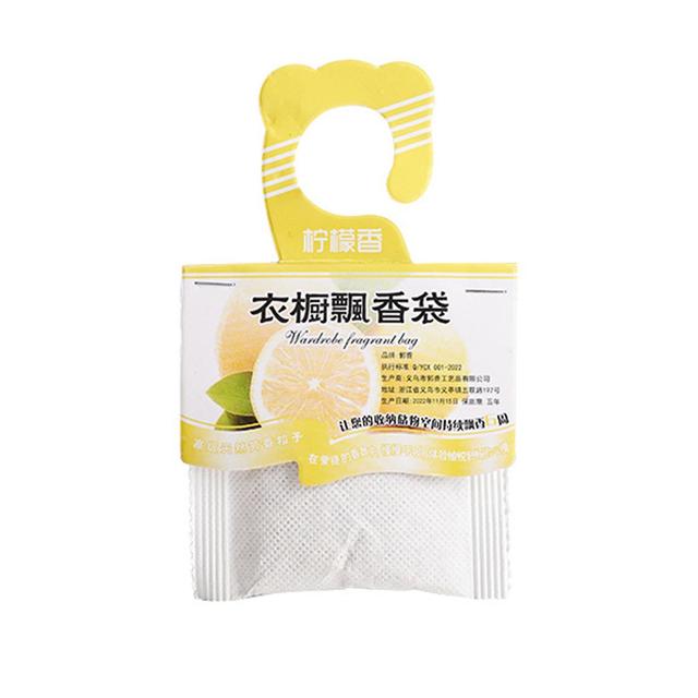 Fankture Air Fresh Freshener Scent Bag Natural Smell Perfume Essential Oil Sachet Suitable For Bedroom Hotel Lemon on Productcaster.