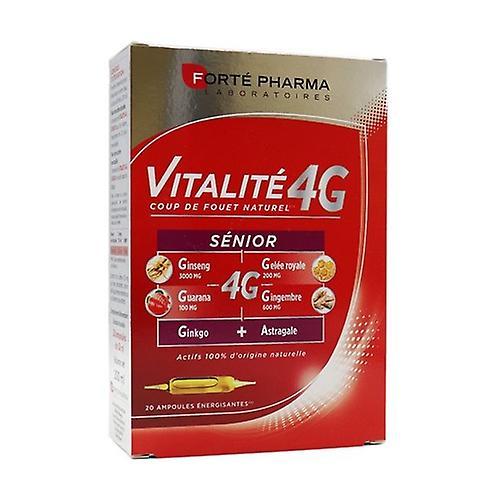 Forté Pharma Vitality 4G Senior 20 ampoules on Productcaster.