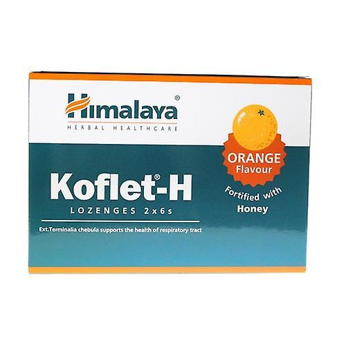 Himalaya Herbals Koflet-H Orange honning og urteekstrakt piller 12 pellets (Orange) on Productcaster.