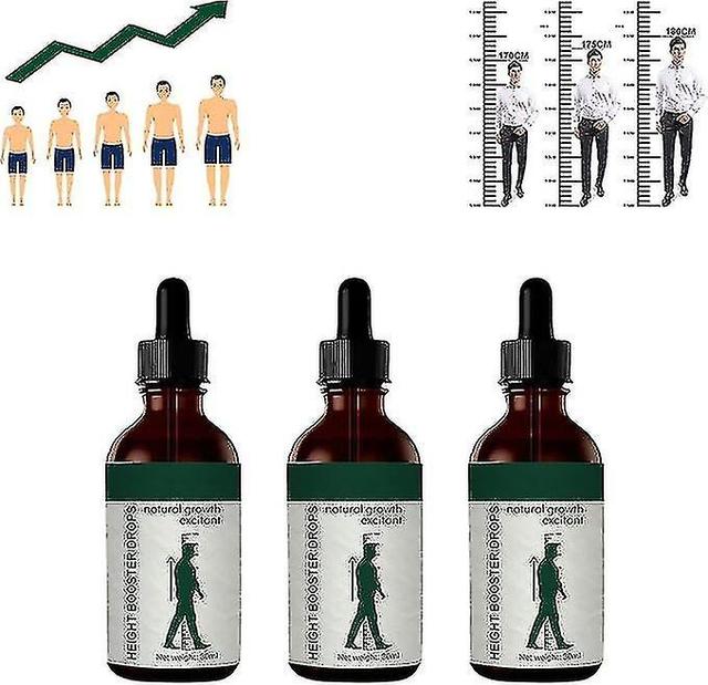 Height Growth Oil, Premium Peak Height Growth Supplement For Kids & Teens To Grow Taller Naturally, Height Growth With Bone Support Complex 3pcs - ... on Productcaster.