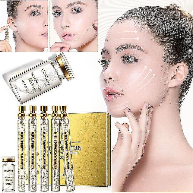 Youlaicai Instalift-proteiinilangan nostosarja liukoinen ja Nano Gold Essence -yhdistelmä Jb52 Jb52 1 Sarja on Productcaster.