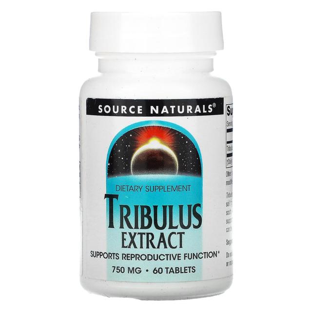 Source Naturals, Tribulus, 750 mg, 60 Compresse on Productcaster.