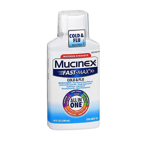 Mucinex Fast-Max Cold & Flu Maximum Strength Liquid, 6 oz (1er-Packung) on Productcaster.