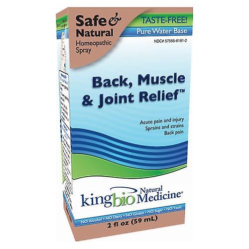 King Bio Natural Medicines Back Neck Muscle & Joint Injure, 2OZ (balenie po 1) on Productcaster.