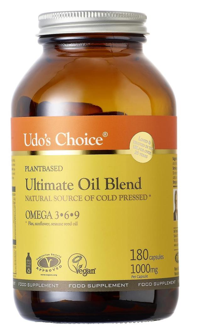 Udos Choice Ultimate Oil Blend 1000mg - 180 Caps on Productcaster.