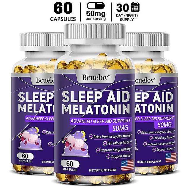 Vorallme Melatonin - Dietary Supplement To Help Improve Sleep, Support Forced Sleep At Night, Relieve Mood And Stress, And Boost Immunity 60 Count-... on Productcaster.