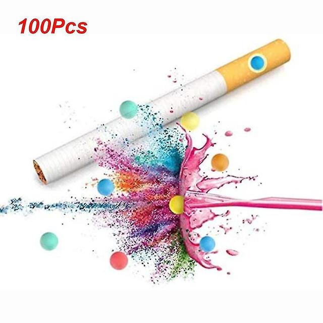 100pcs Mixed Taste Aroma Capsules Diy Explosion Beads Ball Capsule Cigarette Filter-jie on Productcaster.