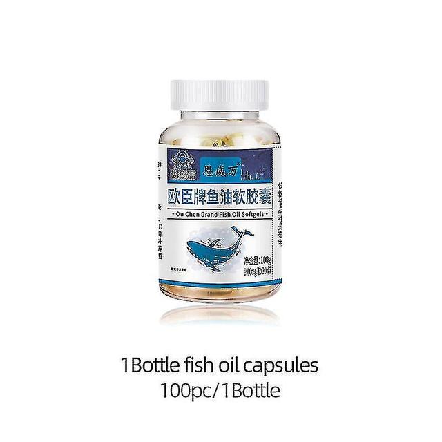 Blodkar rensere Kapsel Omega 3 Fiskeolie + soja Lecithin Arteriosklerose Cure Vaskulær okklusion Rengøring Cfda Godkendt 1bottle 100pc on Productcaster.