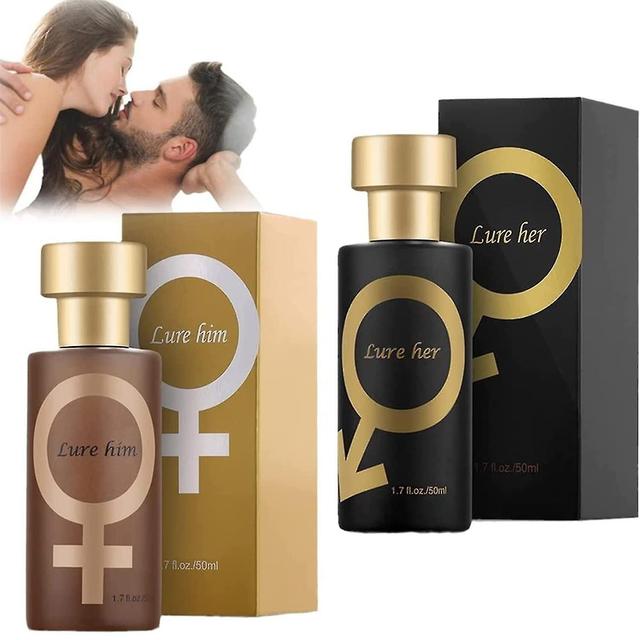 Golden Lure Pheromon-Parfüm Golden Lure Perfume Pheromon-Parfüm-Spray für Frauen, um Männer anzuziehen 2Stücke on Productcaster.