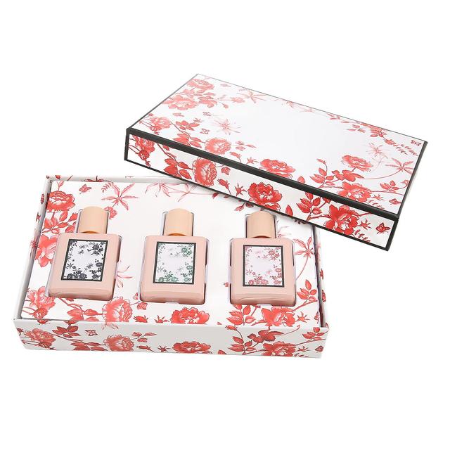 Ruikalucky 3pcs Women Perfume Set Flower Fragrance Long Lasting Aluminum Nozzle Perfume Spray for Daily Use on Productcaster.