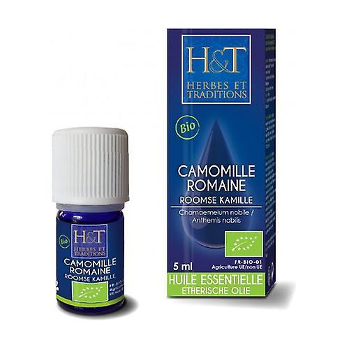 Herbes & Traditions Roman Chamomile Essential Oil (Chamaemelum Nobile / Anthemis Nobilis) 5 ml of essential oil on Productcaster.