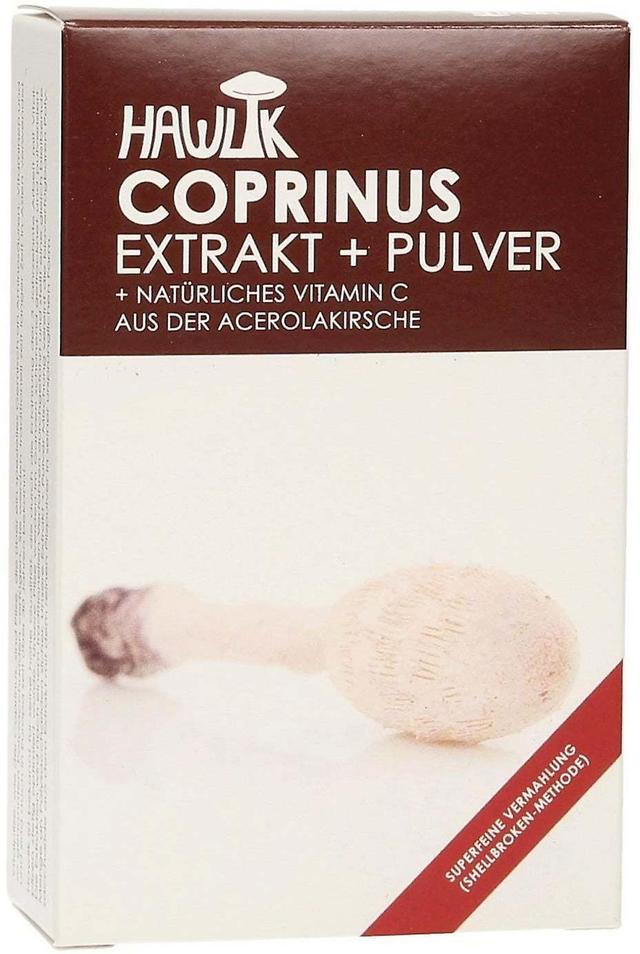 Hawlik Coprinus Comatus Extract and Powder 60 Capsules on Productcaster.