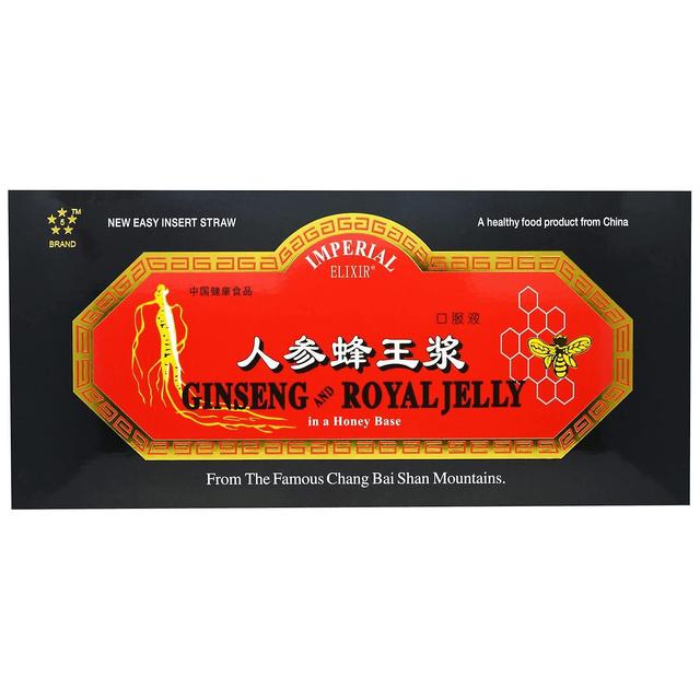 Imperial Elixir, Ginseng & Royal Jelly, 30 Bottles, 0.34 fl oz (10 ml) Each on Productcaster.