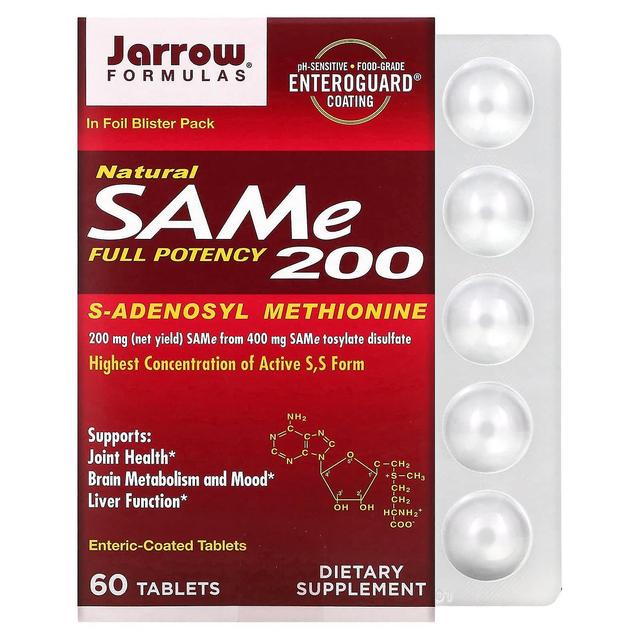 Jarrow Formulas Jarrow formler, Samma 200, 200 mg, 60 tabletter on Productcaster.