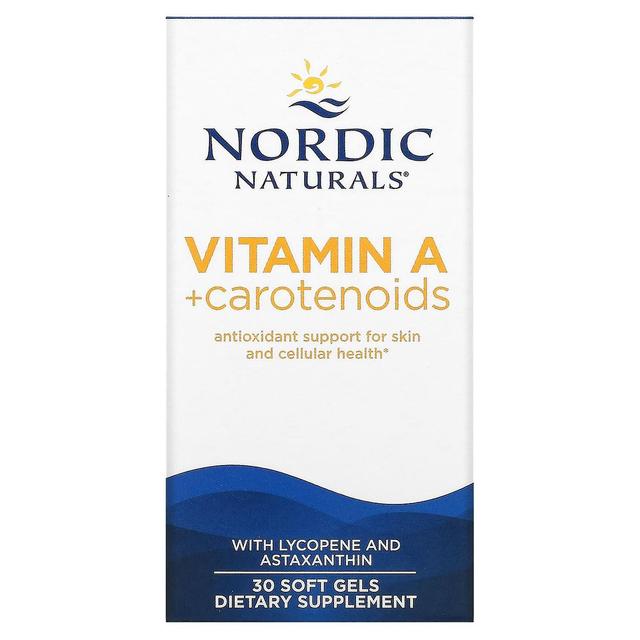 Nordic Naturals, Vitamin A + Carotenoids, 30 Softgels on Productcaster.