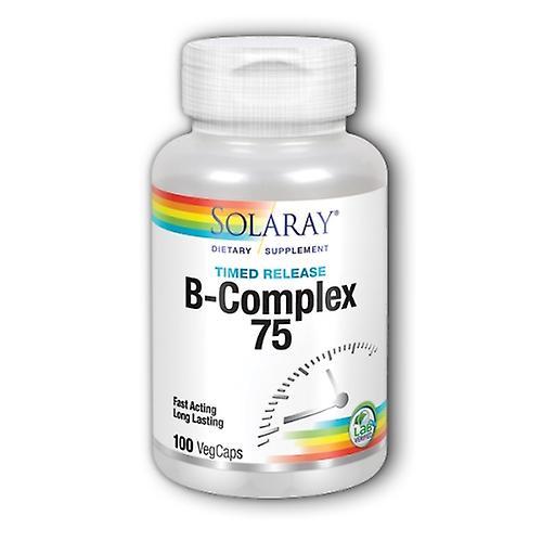 Solaray B-Complex 75, 100 Caps (Pack of 1) on Productcaster.