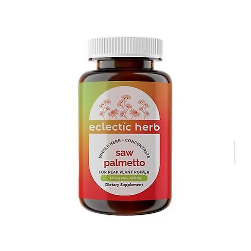 Eclectic Institute Eclectic Herb Saw Palmetto, 600 mg, 60 Caps (Pack of 4) on Productcaster.