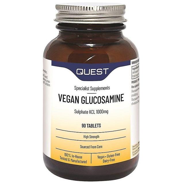 Quest Vitamins Glucosamine Sulphate KCl 1000mg Tabs 90 (601642) on Productcaster.