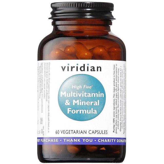 Viridian HIGH FIVE Multivitamin & Mineral Formula Veg Caps 60 (111) on Productcaster.