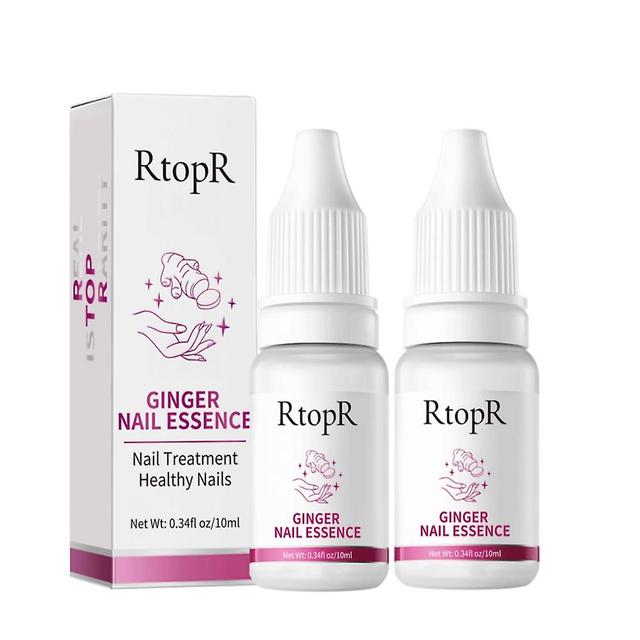 1-3pcs Ginger Nail Essence Antibacterial Kill Fungus Repair Essential Oil -10ml 2pcs on Productcaster.