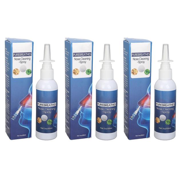 3pcs Spray nasal para congestão reduzida coceira Extrato de gengibre Névoa de spray nasal para coriza espirro Alergia ao pólen 89ml on Productcaster.