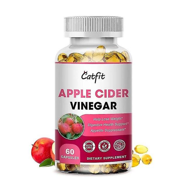 60kpl Natural Nature Apple Cider Capsule Keto Diet Ketoperiod Painonpudotustuote Omenahappo Terveys C on Productcaster.