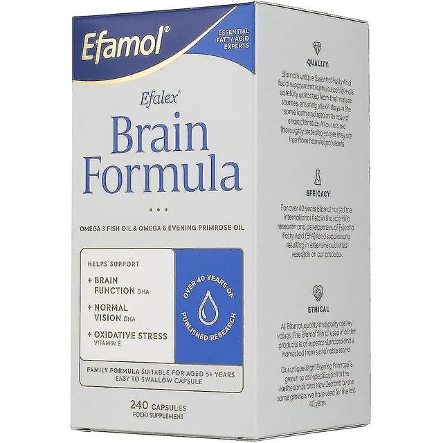 , Efalex Brain Formula, 240 Capsules on Productcaster.