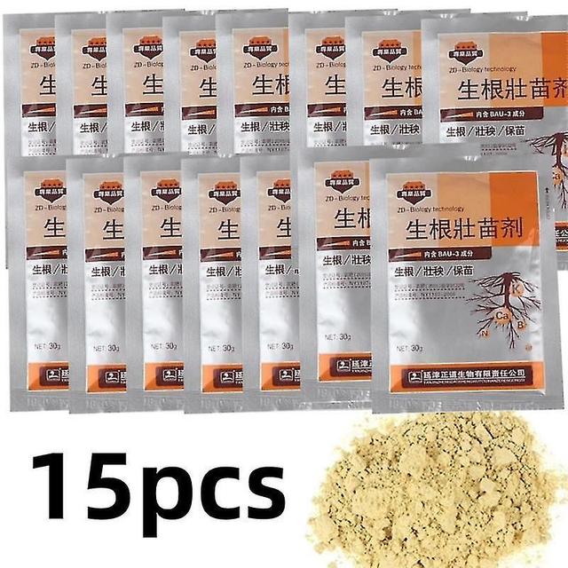 Snel Bewortelend Poeder Plant Snelle Bewortelingsagent Sterke Beworteling Groeihormonen Snelle Zaailing Ontkieming Poeder Tuingereedschap 15pcs on Productcaster.